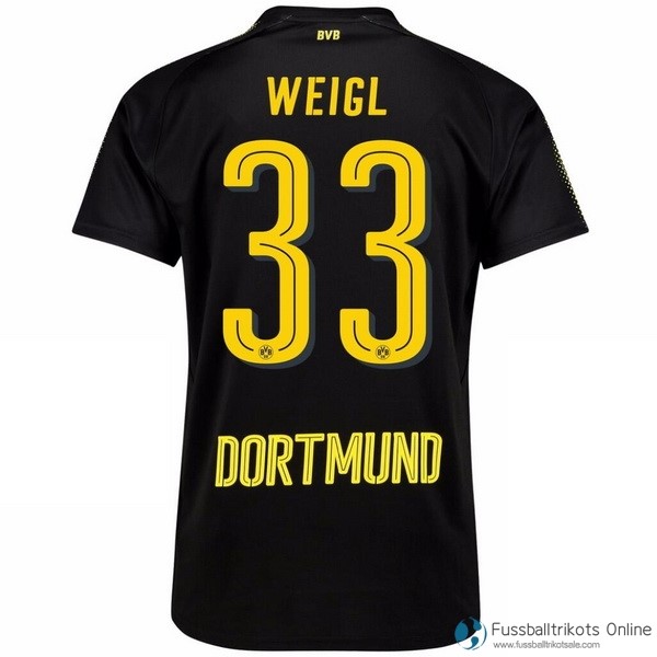 Borussia Dortmund Trikot Auswarts Weigl 2017-18 Fussballtrikots Günstig
